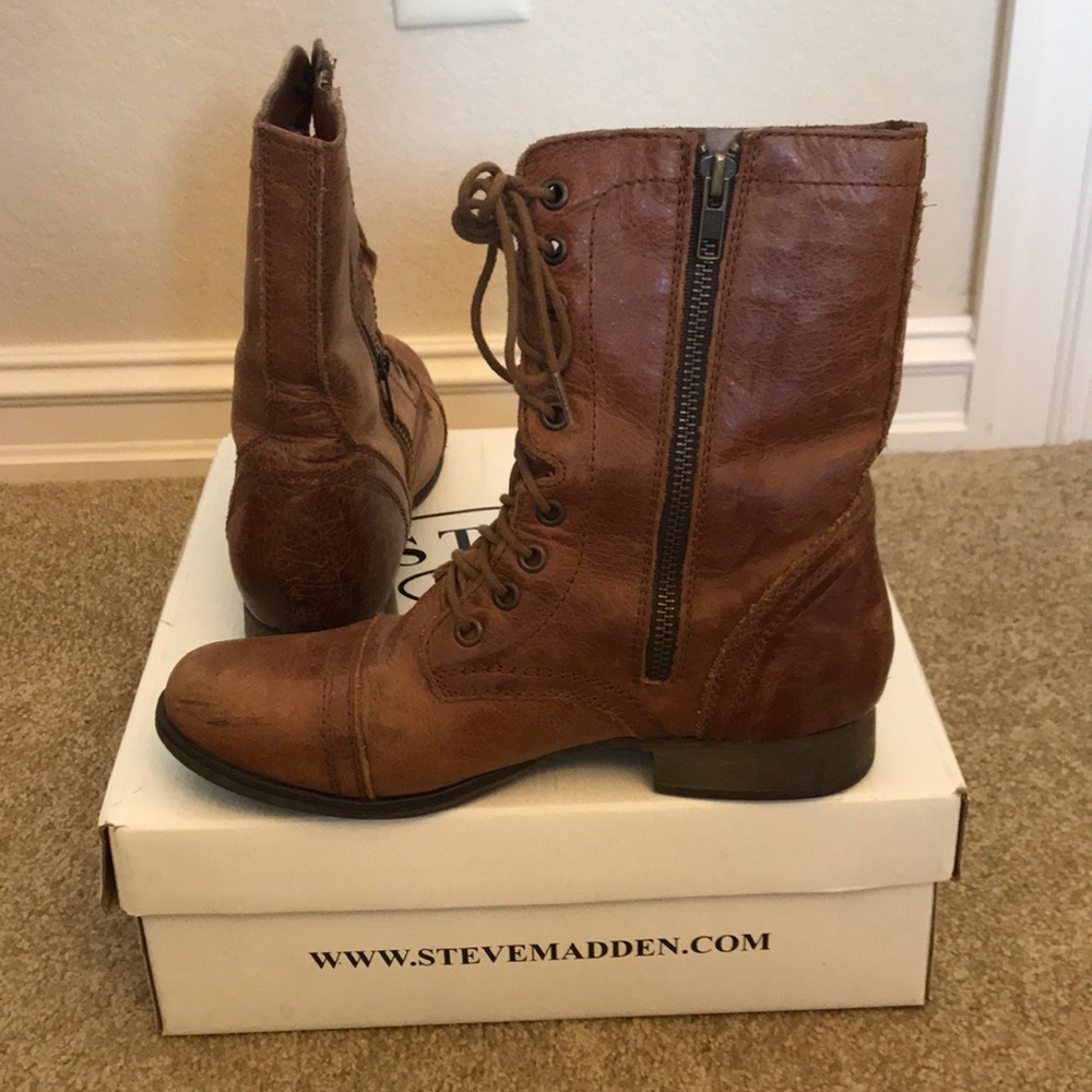 Steve Madden combat boots